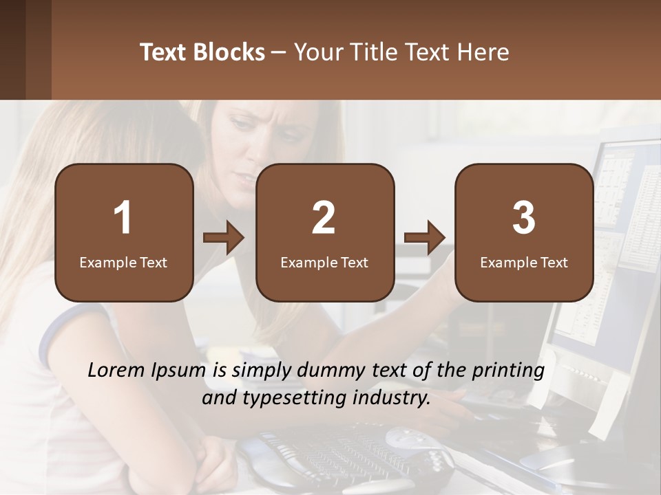 Mom Telling People PowerPoint Template