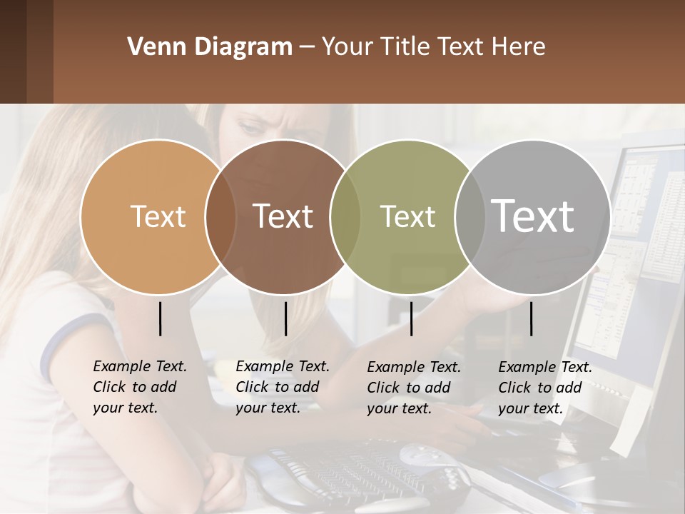 Mom Telling People PowerPoint Template