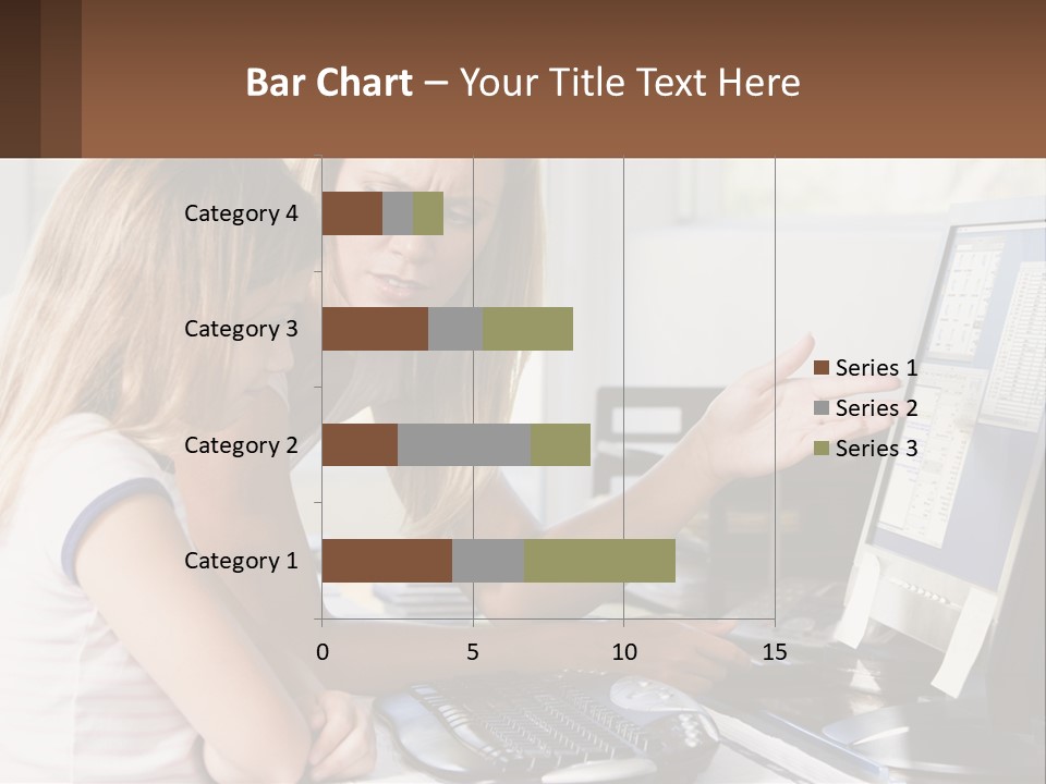 Mom Telling People PowerPoint Template