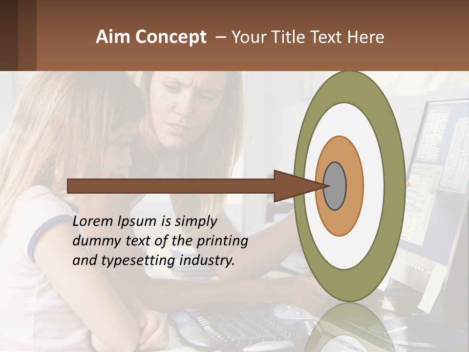 Mom Telling People PowerPoint Template