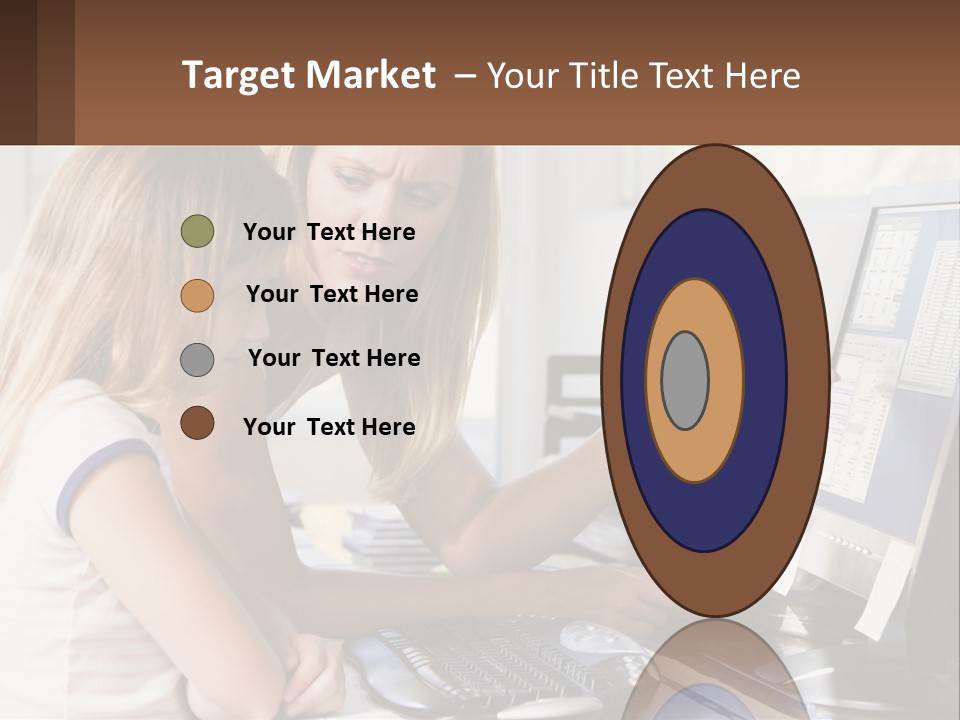 Mom Telling People PowerPoint Template