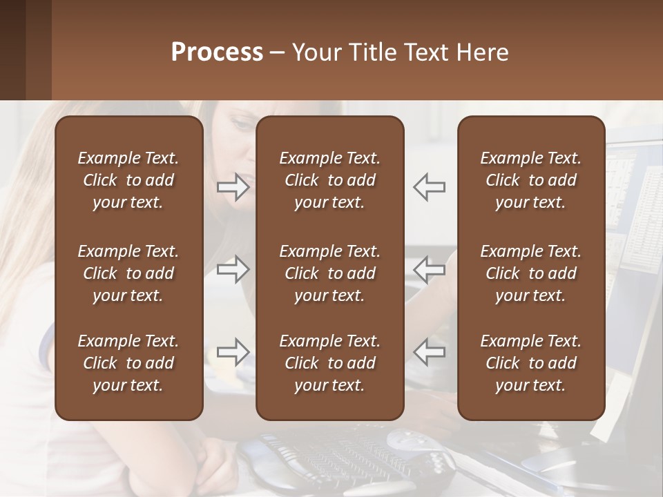 Mom Telling People PowerPoint Template