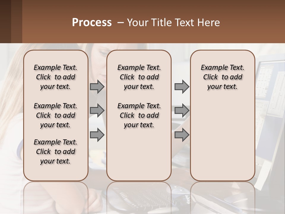 Mom Telling People PowerPoint Template