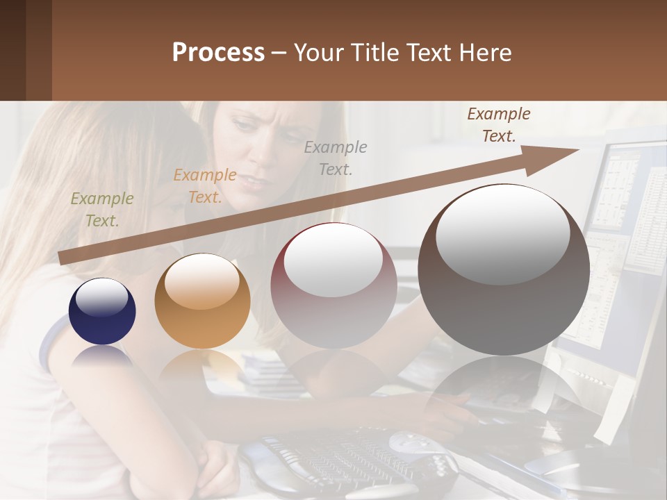 Mom Telling People PowerPoint Template