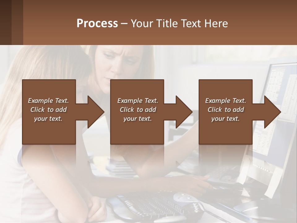 Mom Telling People PowerPoint Template