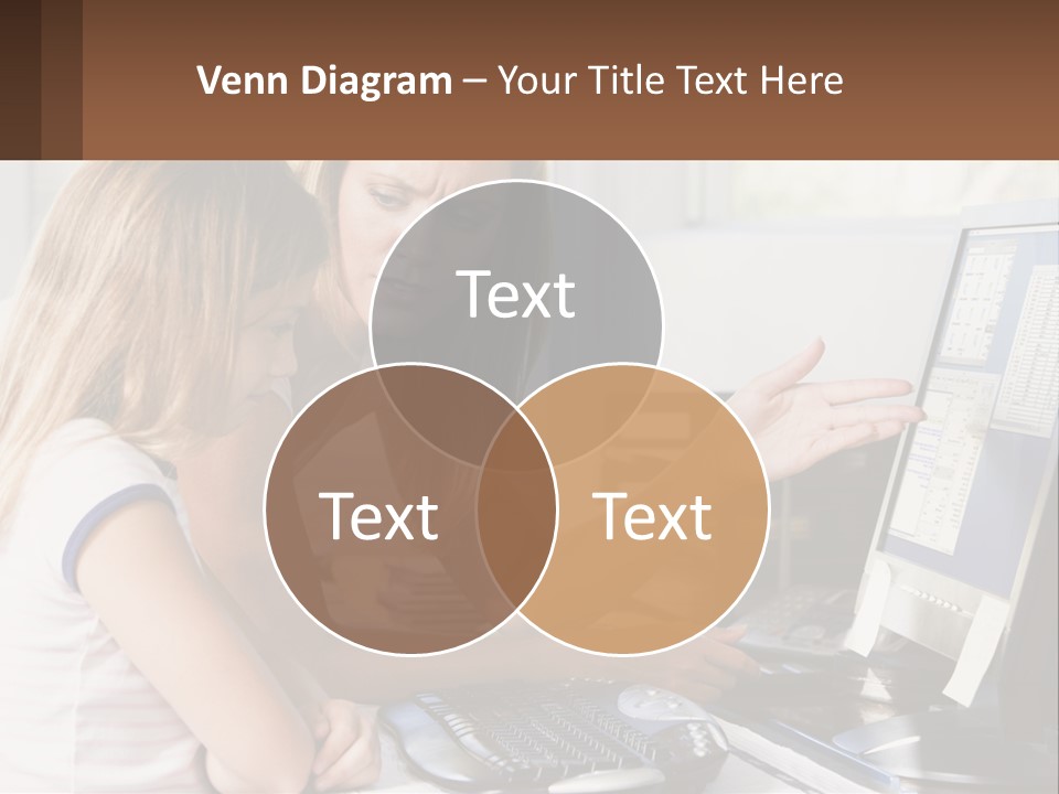 Mom Telling People PowerPoint Template