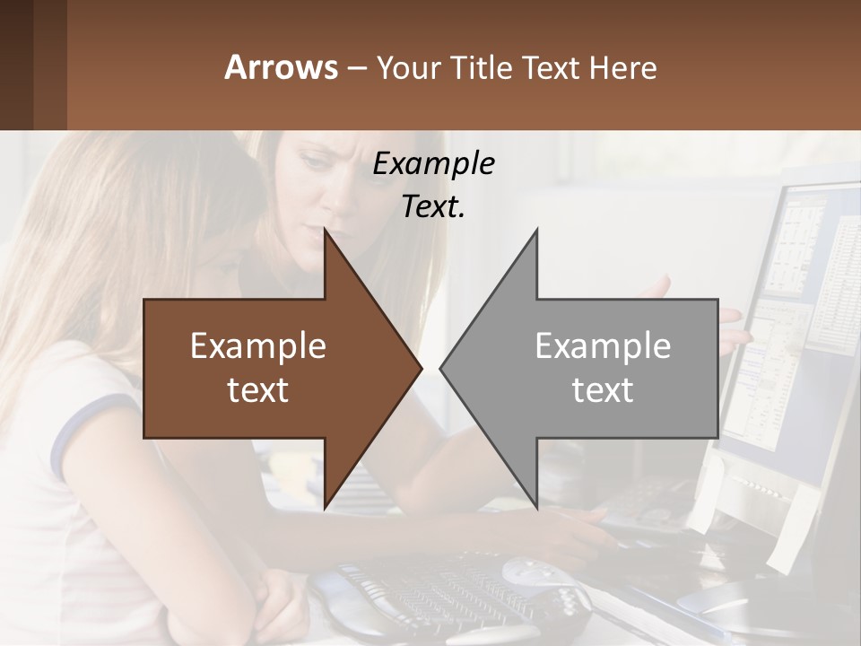 Mom Telling People PowerPoint Template