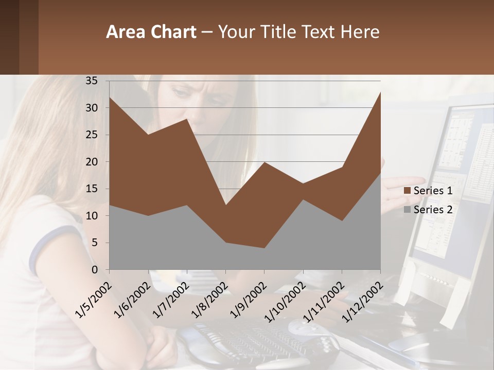 Mom Telling People PowerPoint Template