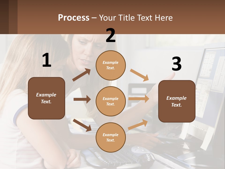 Mom Telling People PowerPoint Template