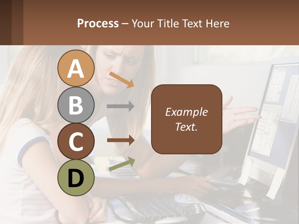 Mom Telling People PowerPoint Template