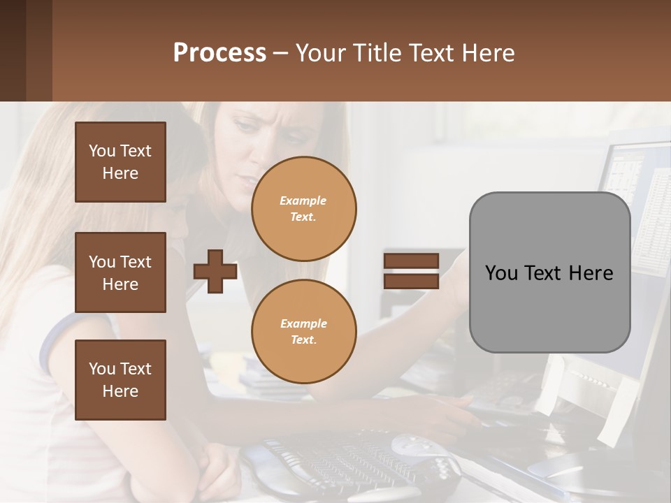 Mom Telling People PowerPoint Template