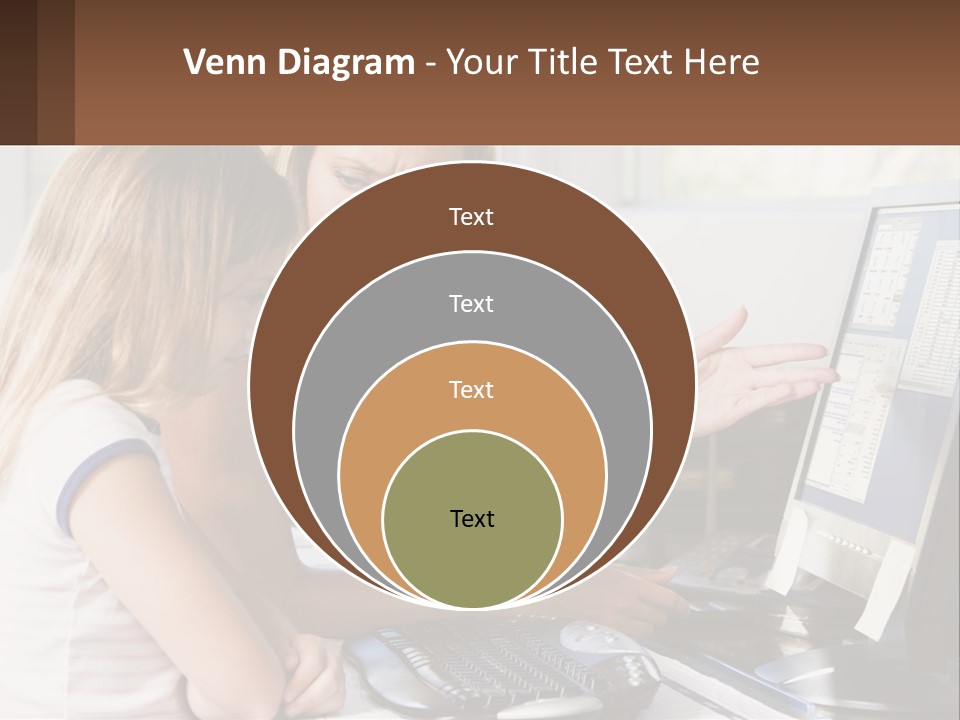 Mom Telling People PowerPoint Template