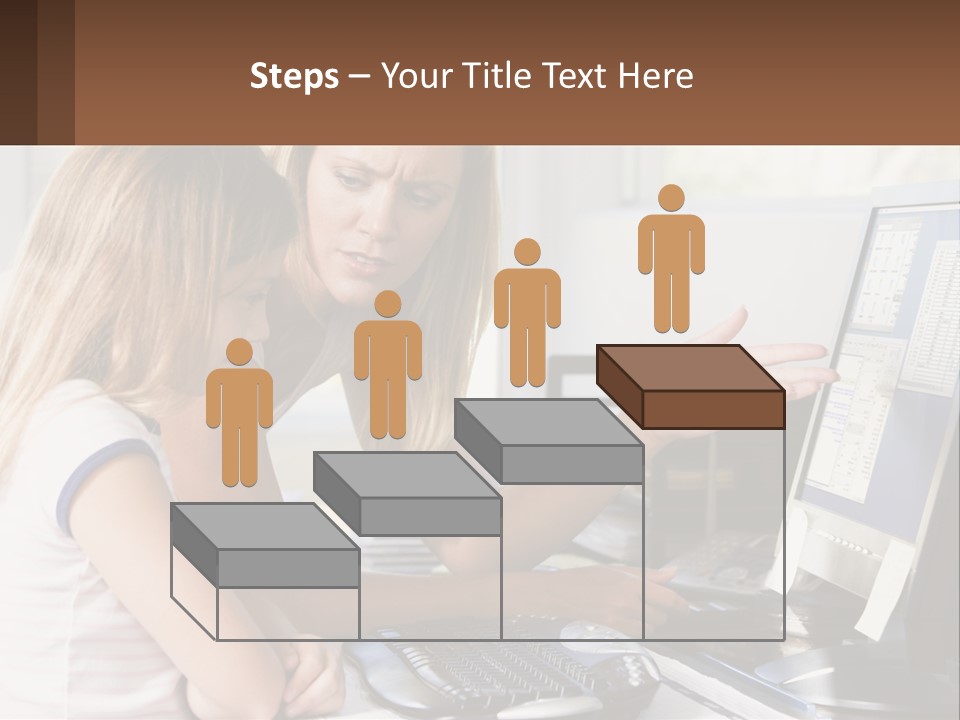 Mom Telling People PowerPoint Template