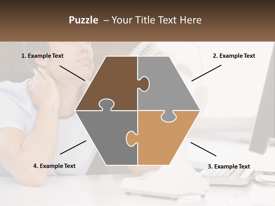 Heat Fan Stress PowerPoint Template