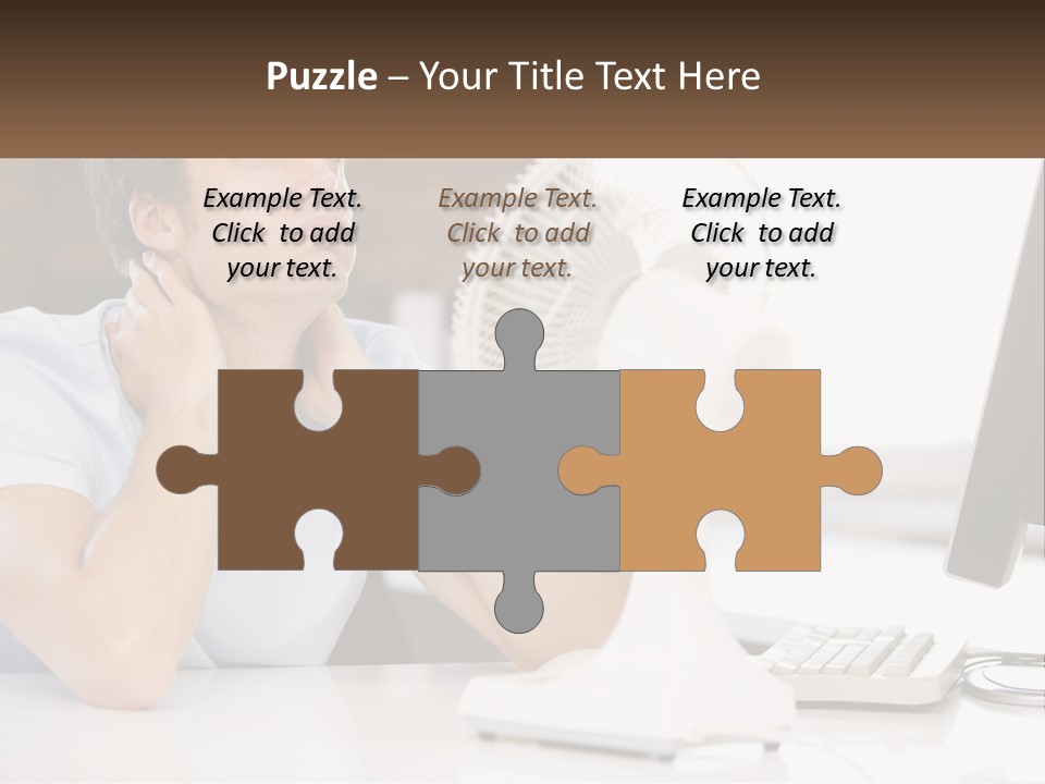 Heat Fan Stress PowerPoint Template