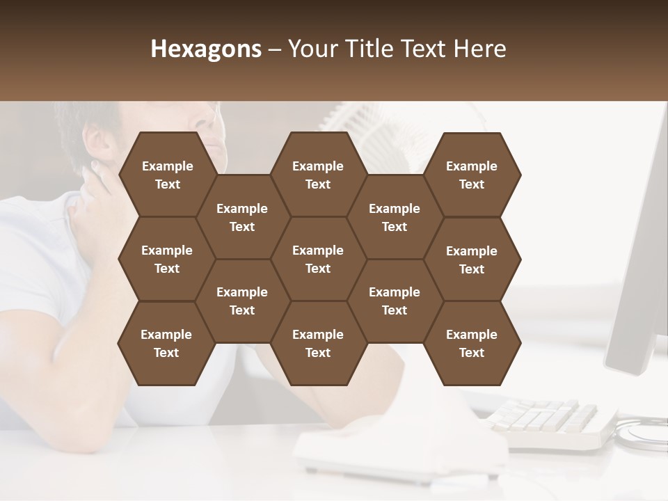 Heat Fan Stress PowerPoint Template