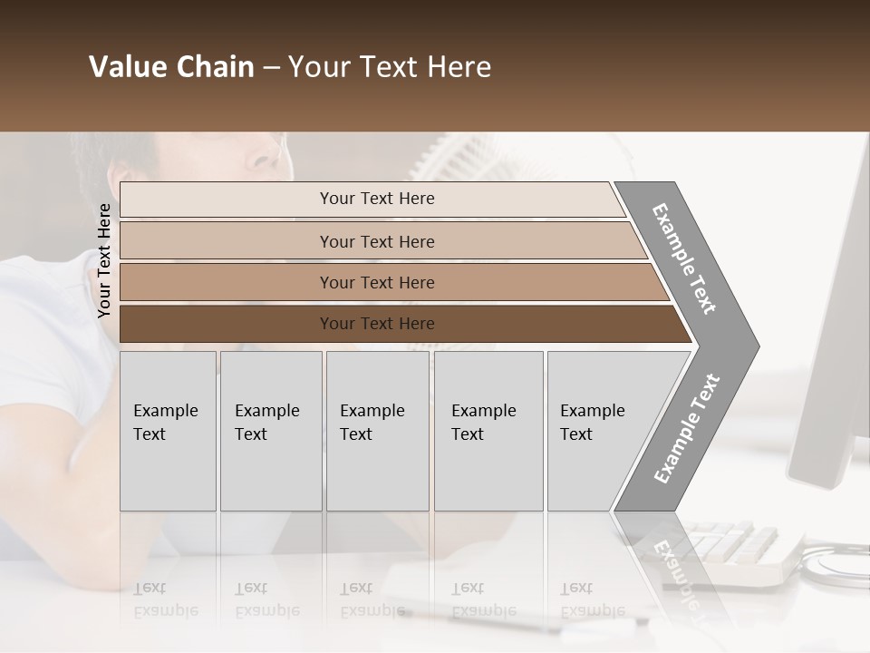 Heat Fan Stress PowerPoint Template