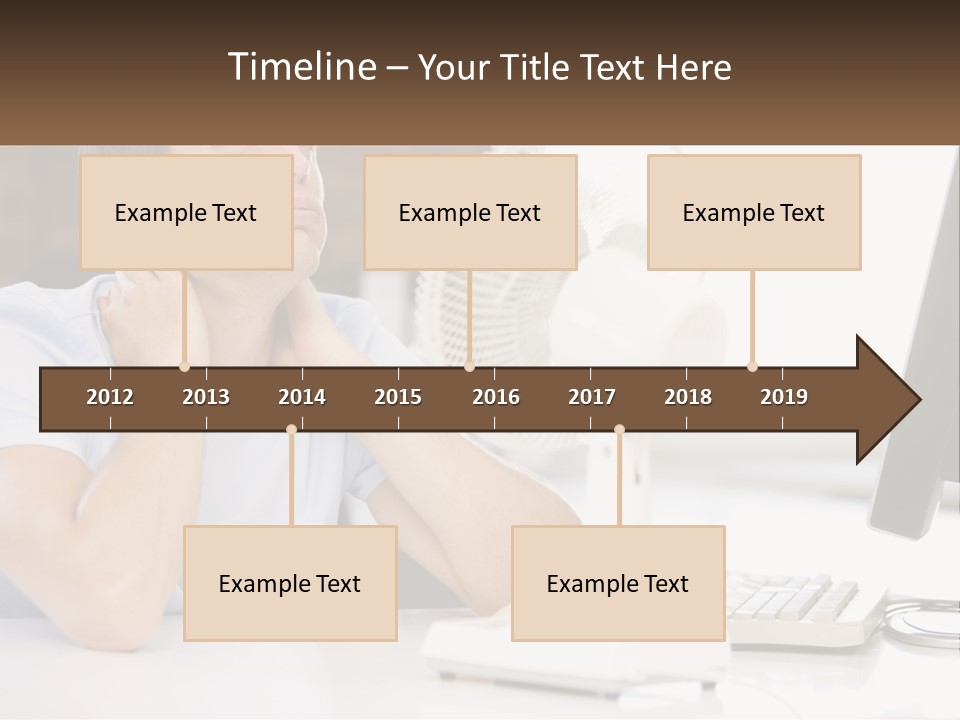 Heat Fan Stress PowerPoint Template
