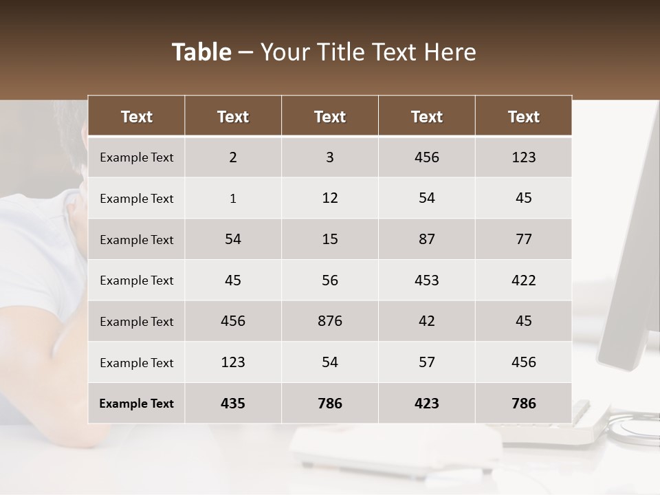 Heat Fan Stress PowerPoint Template
