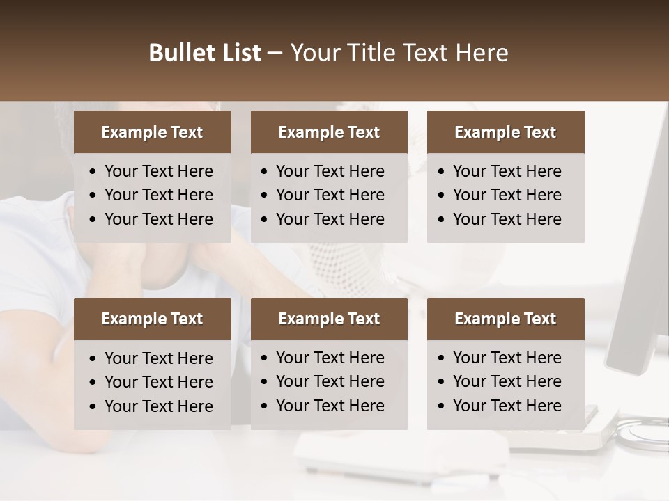 Heat Fan Stress PowerPoint Template
