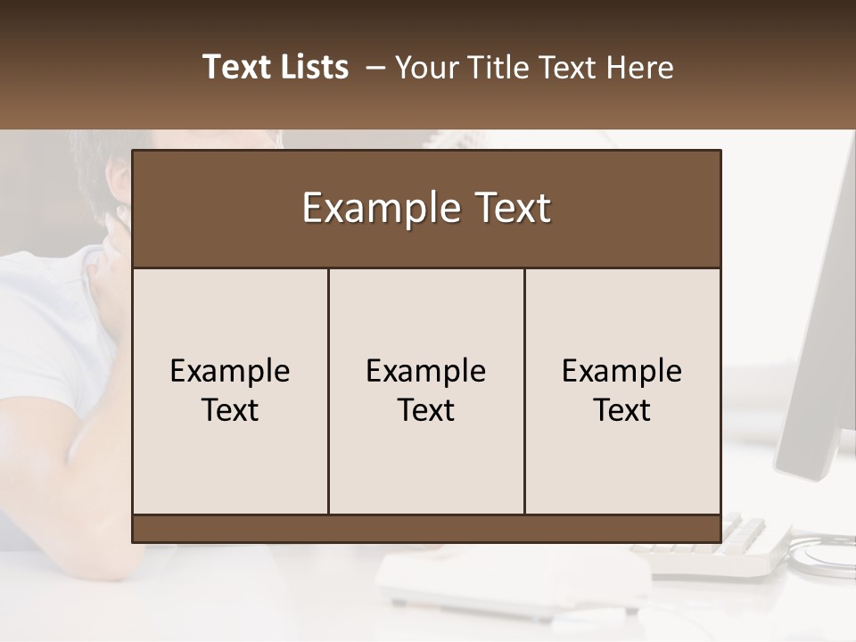 Heat Fan Stress PowerPoint Template