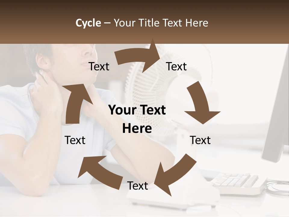 Heat Fan Stress PowerPoint Template