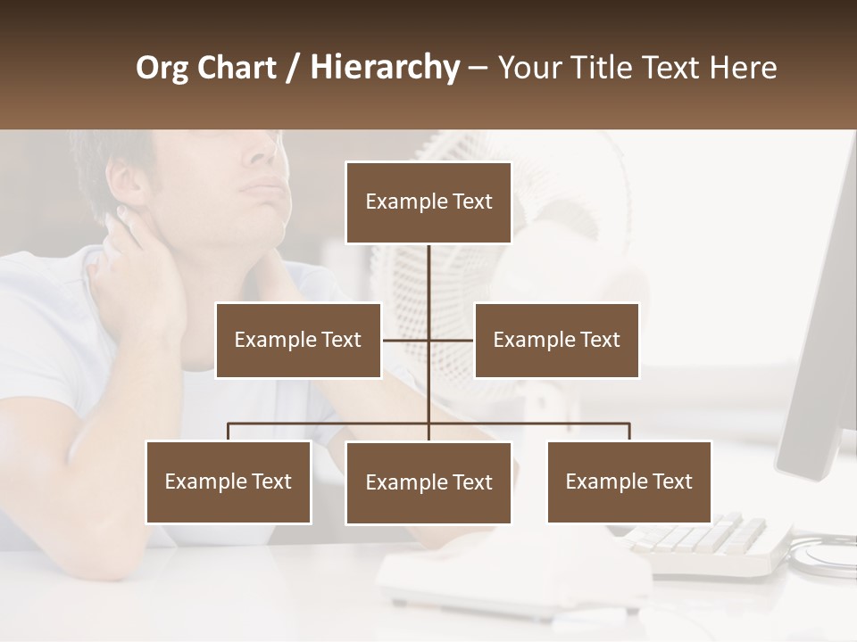 Heat Fan Stress PowerPoint Template
