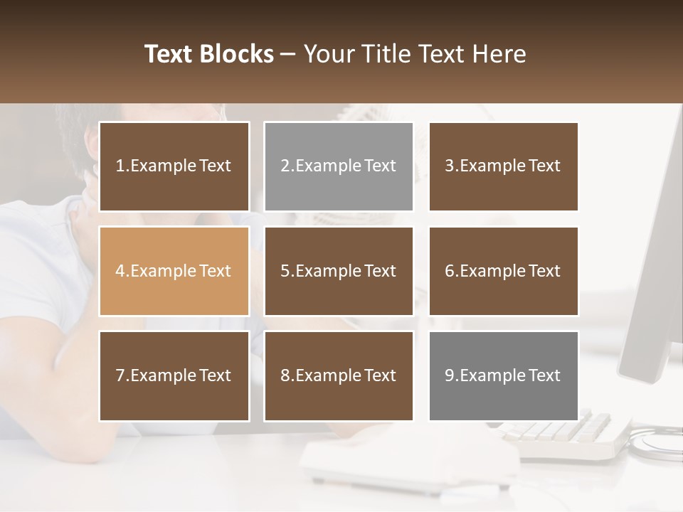 Heat Fan Stress PowerPoint Template