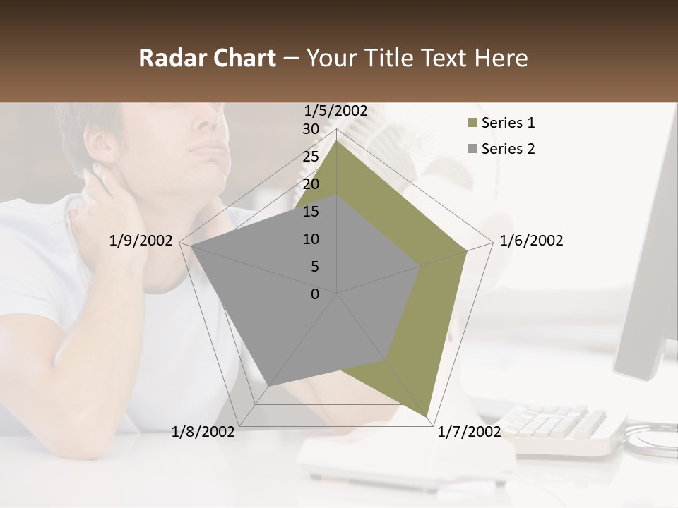 Heat Fan Stress PowerPoint Template