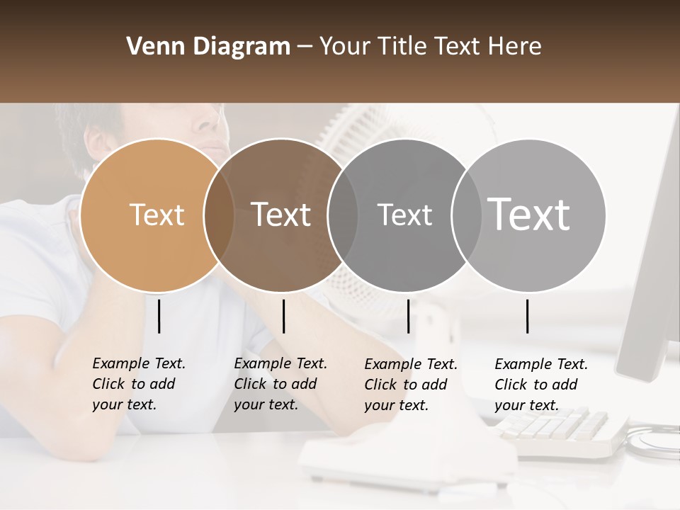 Heat Fan Stress PowerPoint Template