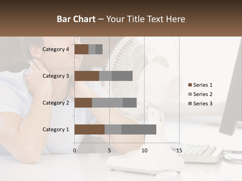 Heat Fan Stress PowerPoint Template