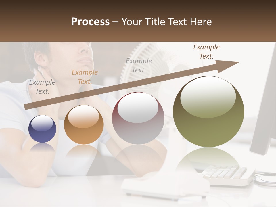 Heat Fan Stress PowerPoint Template