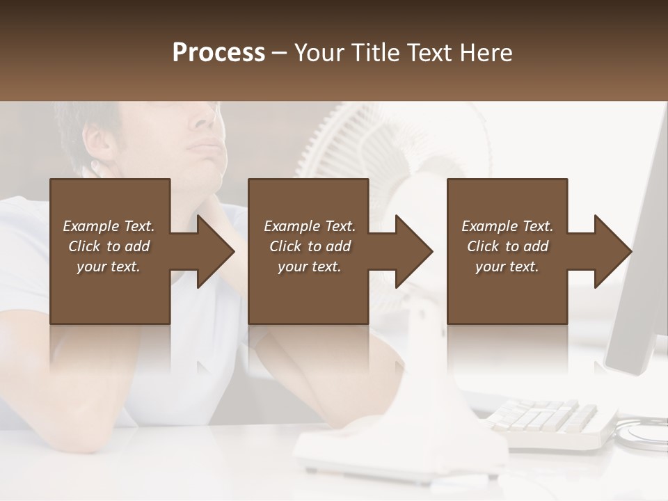 Heat Fan Stress PowerPoint Template