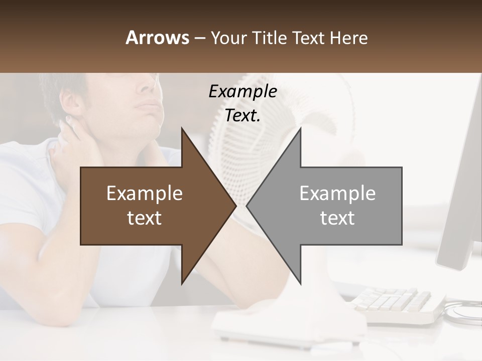 Heat Fan Stress PowerPoint Template
