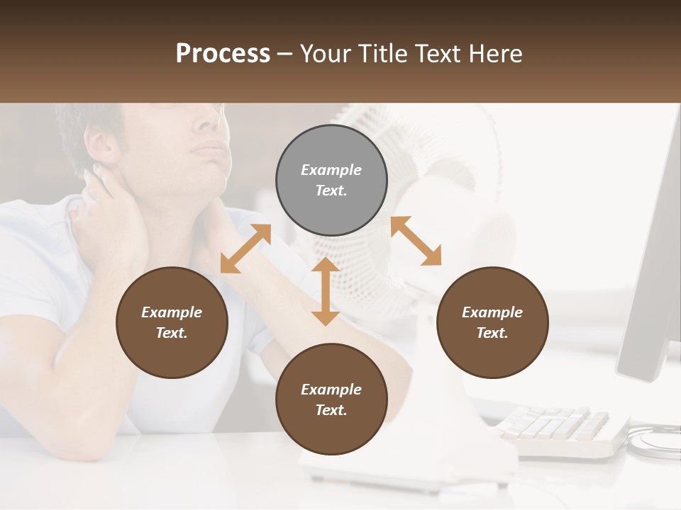 Heat Fan Stress PowerPoint Template