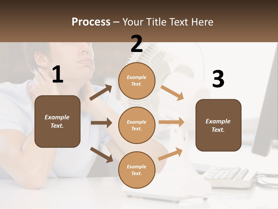 Heat Fan Stress PowerPoint Template