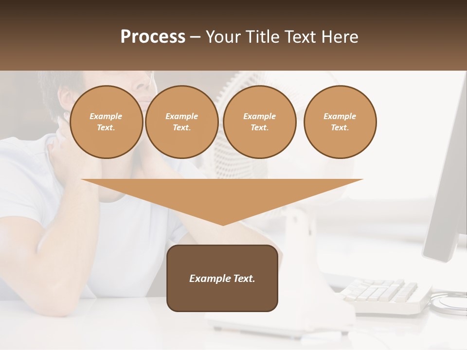 Heat Fan Stress PowerPoint Template