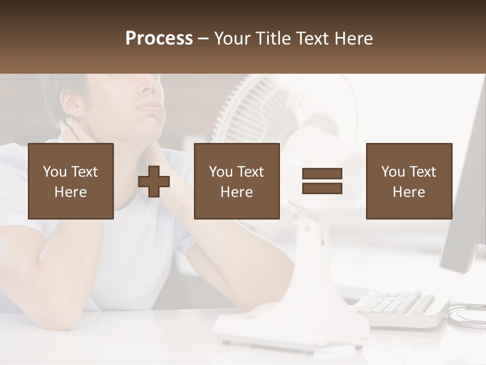 Heat Fan Stress PowerPoint Template