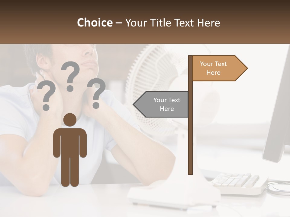 Heat Fan Stress PowerPoint Template