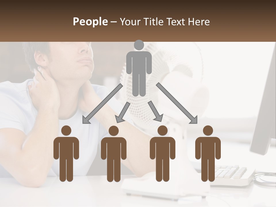 Heat Fan Stress PowerPoint Template