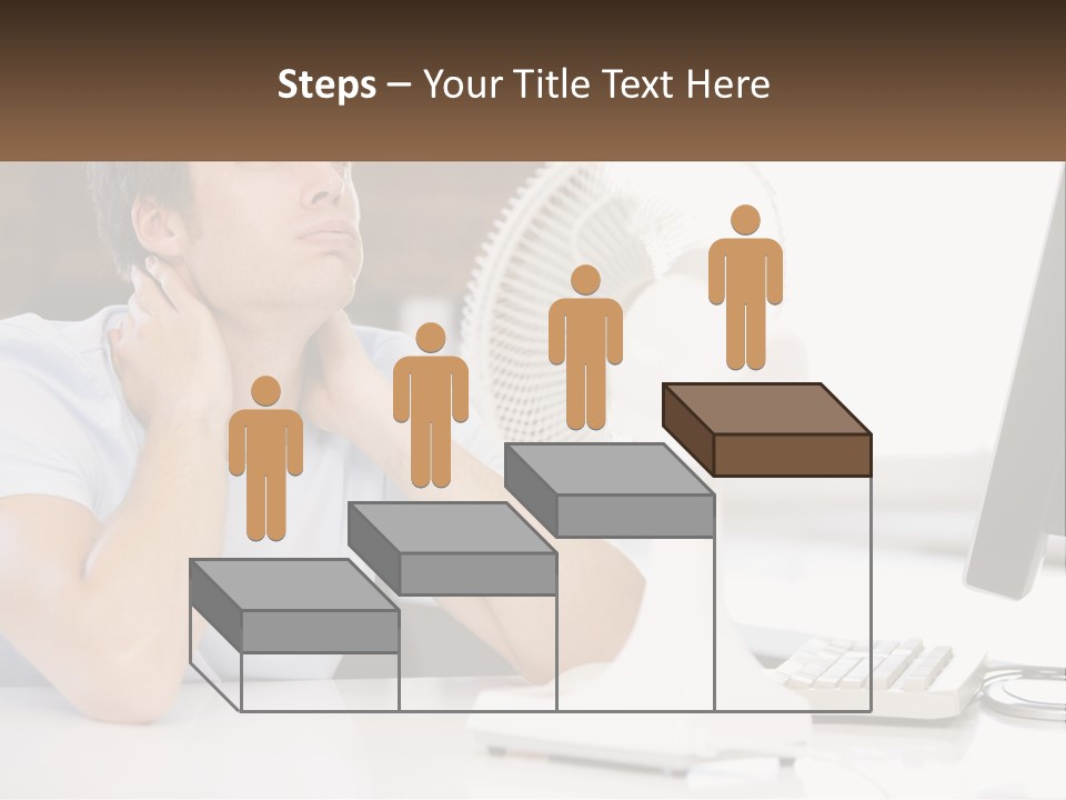 Heat Fan Stress PowerPoint Template