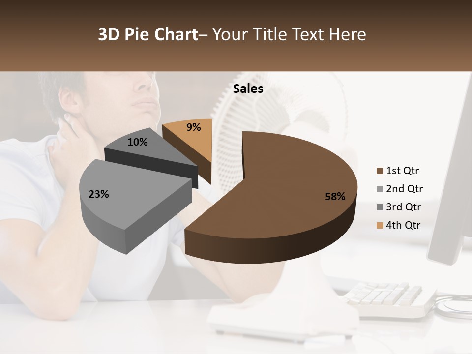 Heat Fan Stress PowerPoint Template