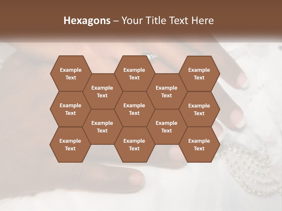 Bridal Rings White PowerPoint Template