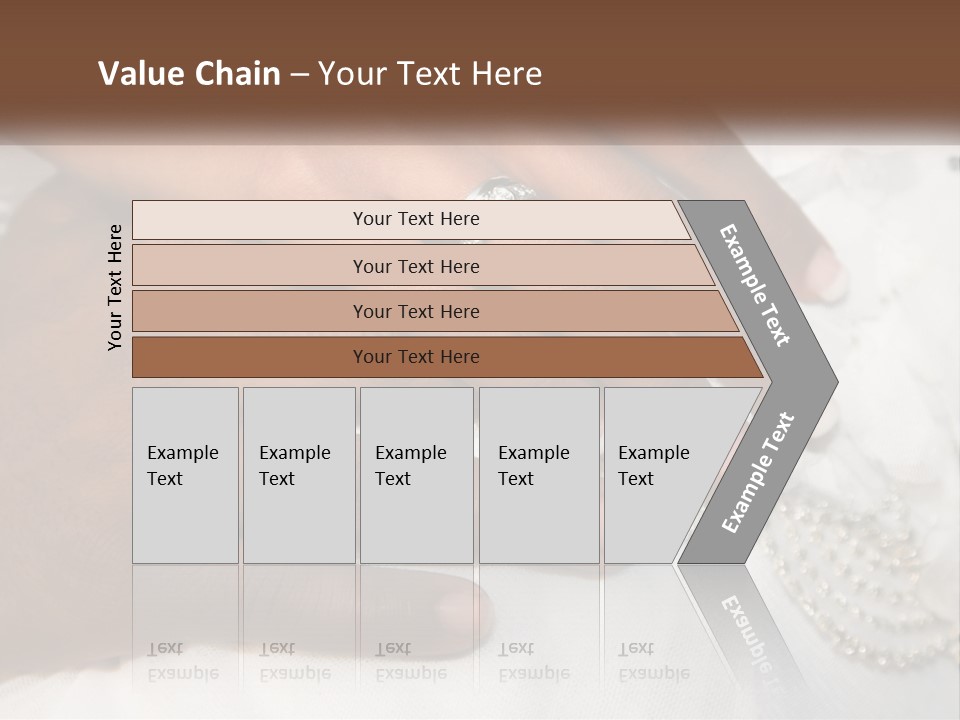 Bridal Rings White PowerPoint Template