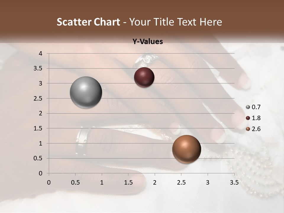 Bridal Rings White PowerPoint Template