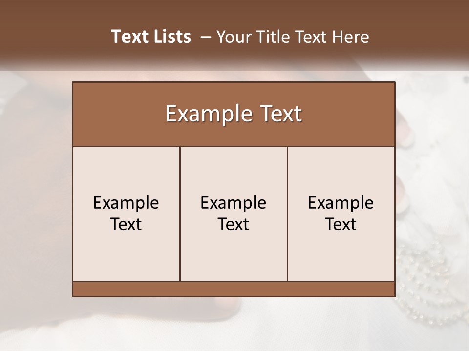 Bridal Rings White PowerPoint Template