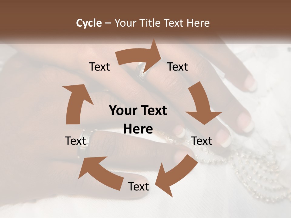 Bridal Rings White PowerPoint Template