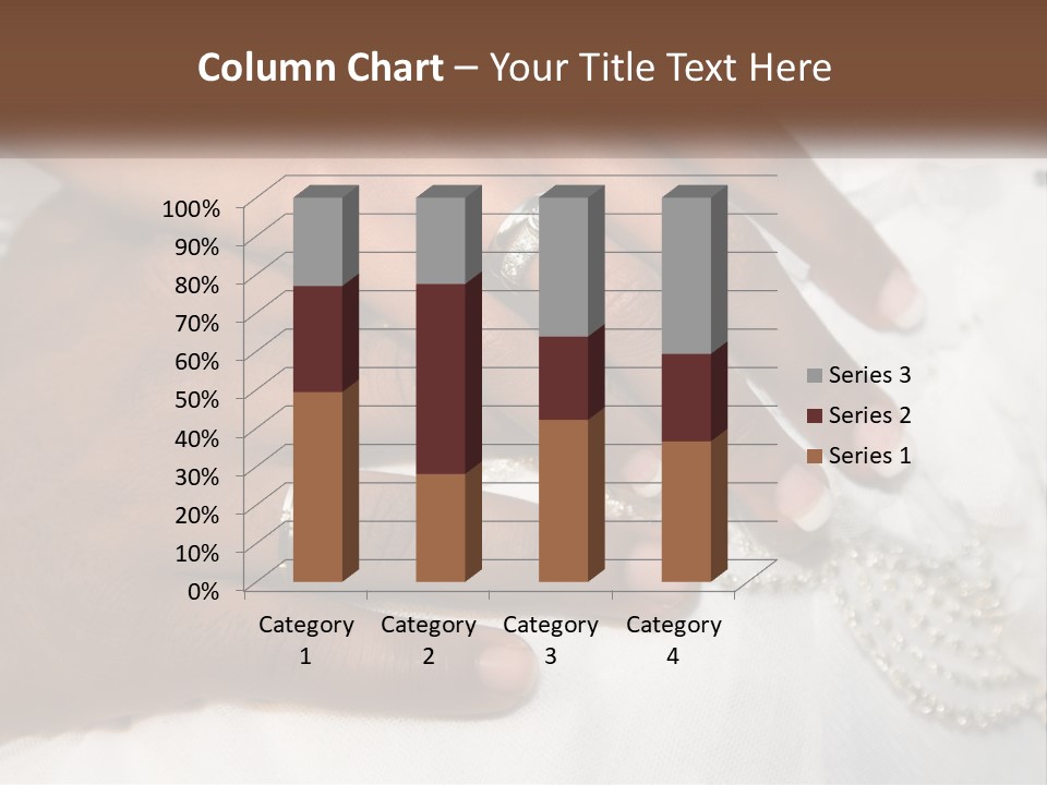 Bridal Rings White PowerPoint Template