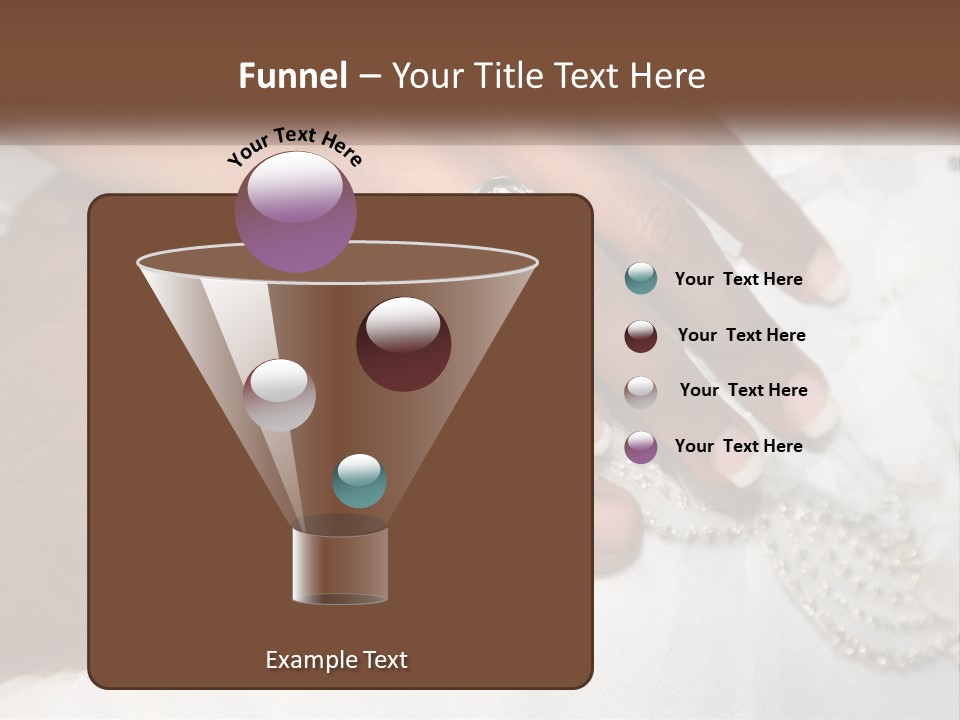 Bridal Rings White PowerPoint Template