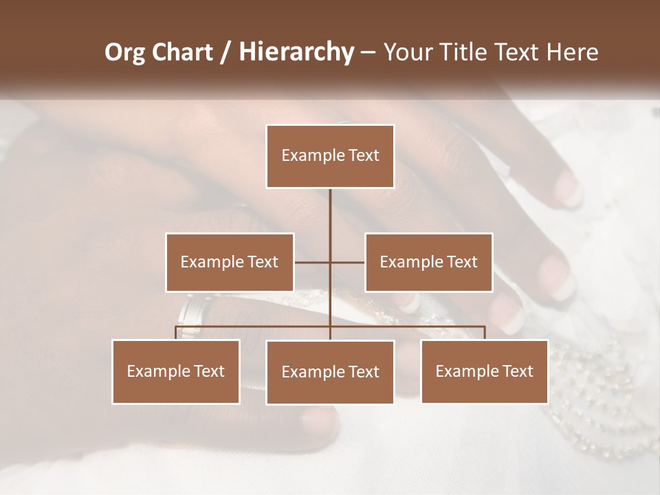 Bridal Rings White PowerPoint Template